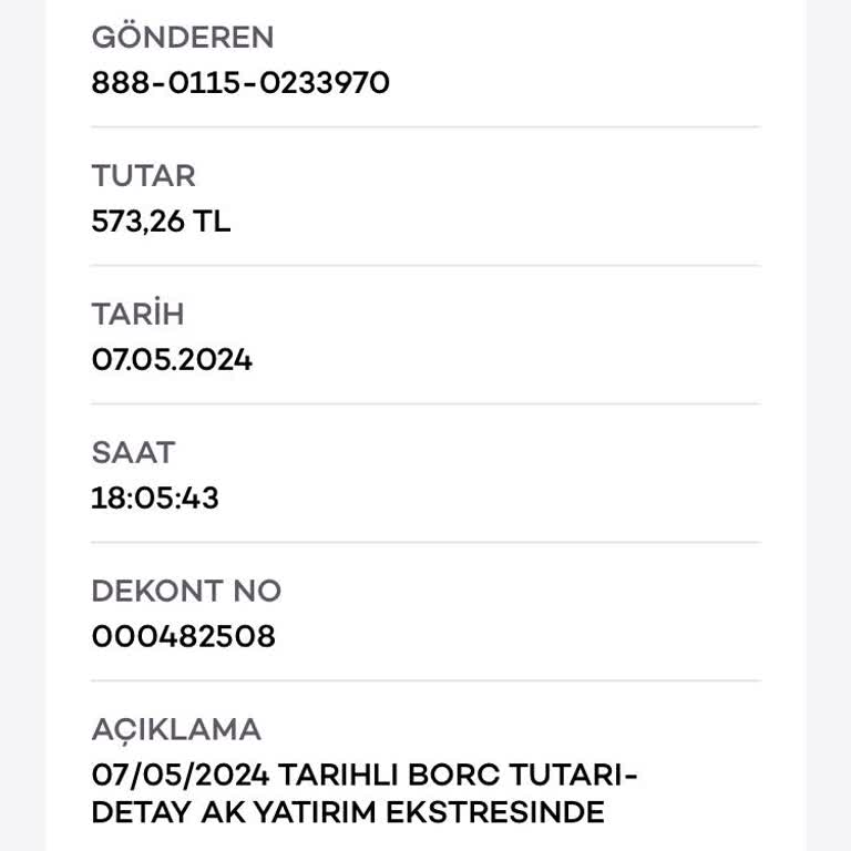 Ak Yatırım Hesaptan Çekilen Sebepsiz Ücret