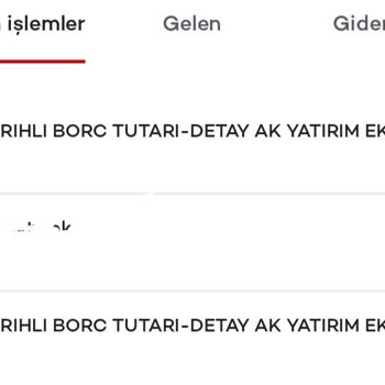 Ak Yatırım İzinsiz Para Çekmesi.