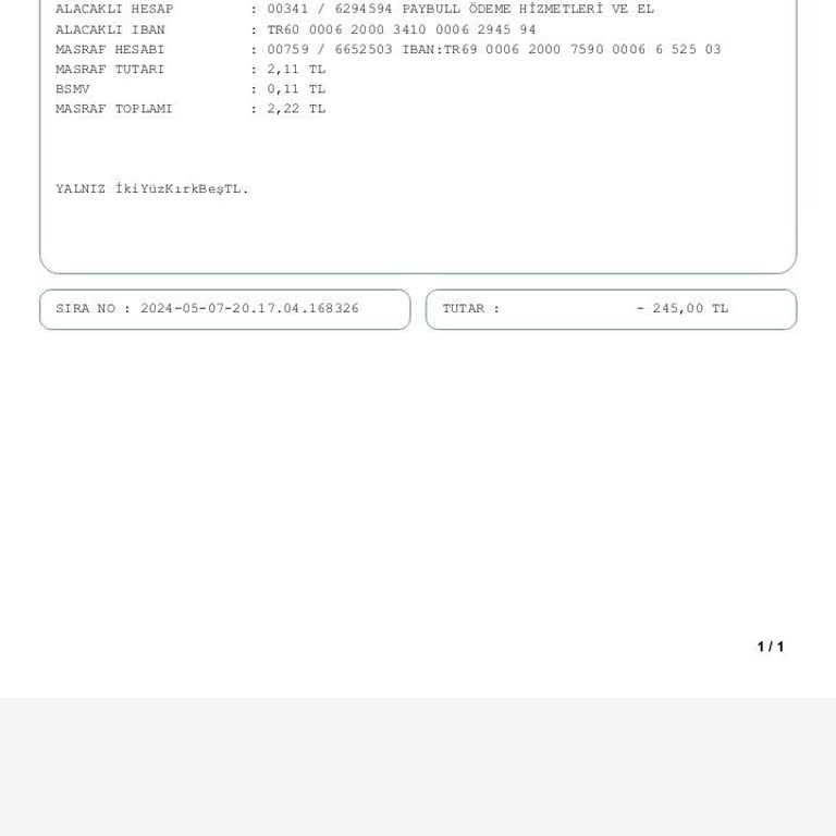 Pay Pay Hesabıma Havale Yaptım Para Yok