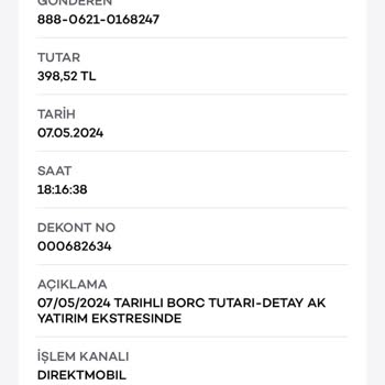 Ak Yatırım Akbank Yatırım Kesintisi Hakkında