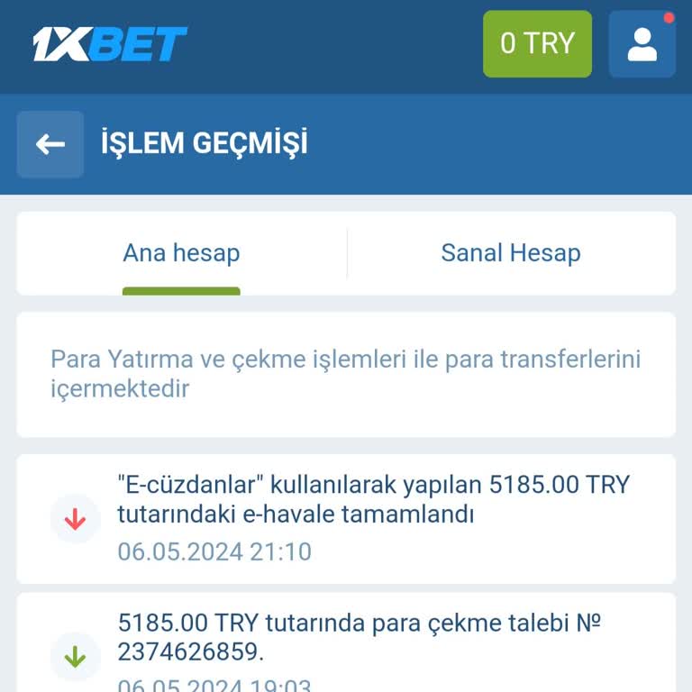 1xbet Çektiğim Parayı Hesabıma Yatırmadı!