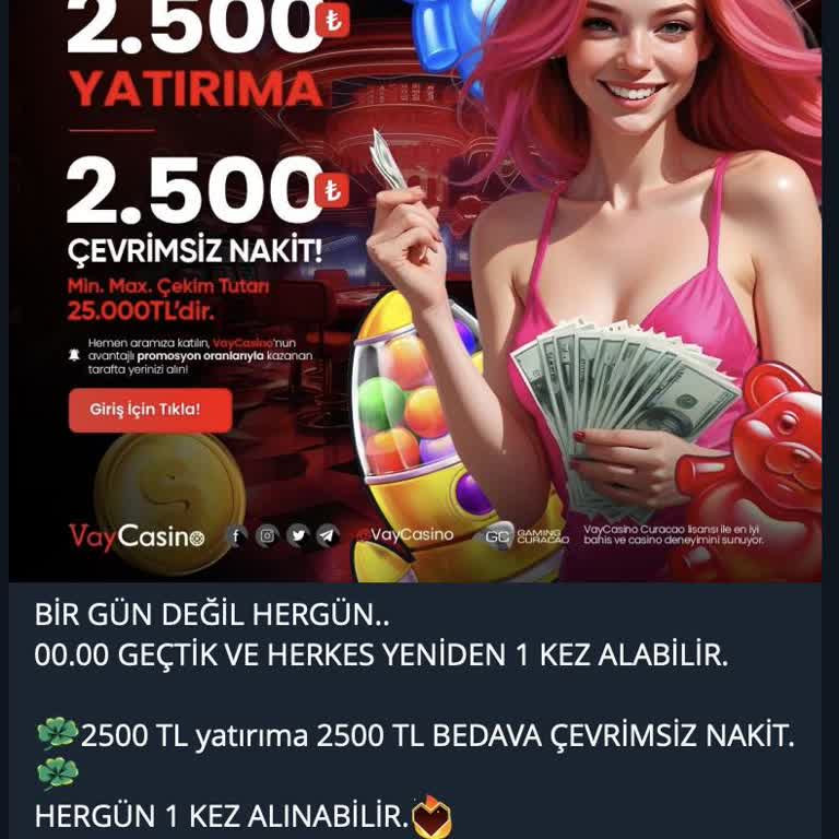 VayCasino Bonus Talep Ederken Keyfi 1 Saat Bekletme Ve Slot'ta Kapalı Sistem!
