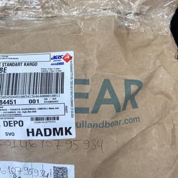 Pull And Bear Ürün Paketten Çıkmadığını Söylüyor