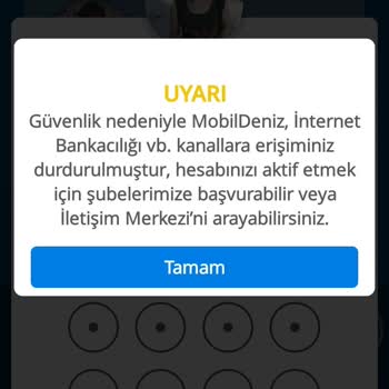 Denizbank Uygulaması Hata Veriyor