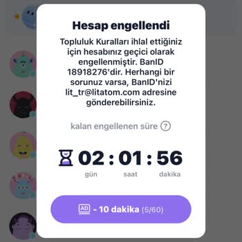 Litmatch Ban Yedim Değerli Yöneticiler