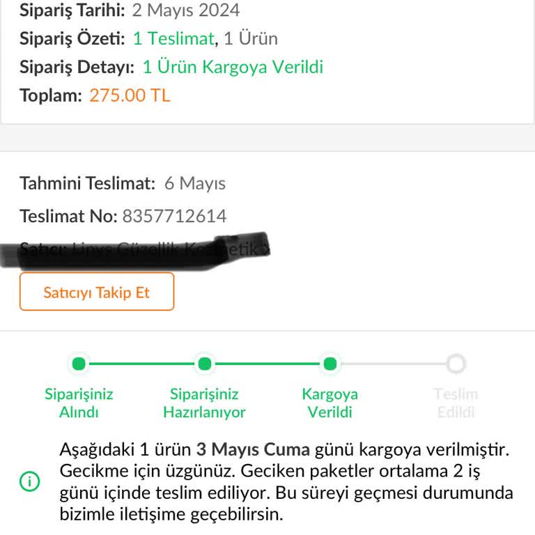 Trendyol Express Trendyol Kargo Teslimat Sorunu