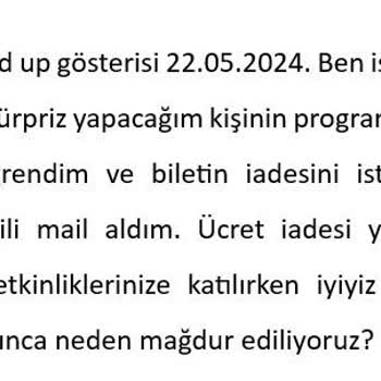 Bubilet Alınan Bileti İade Etmeyerek Tüketiciyi Mağdur Etme Politikası