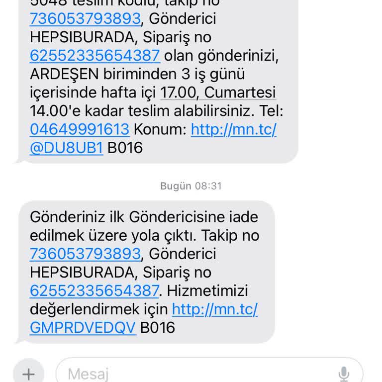 MNG Kargo Kargomun Zamanında Önce İade Edilmesi