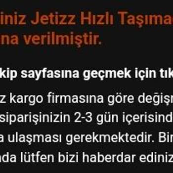 Jetizz Kargo Pişmanlıktır, Böyle Yavaşlık Olamaz