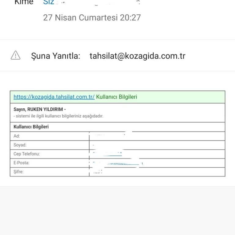 Koza Gıda İzinsiz Tahsilat Hesabı Açma