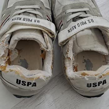 FLO Ayakkabı U. S. Polo Çocuk Ayakkabısı İlk Yıkamada Mahvoldu