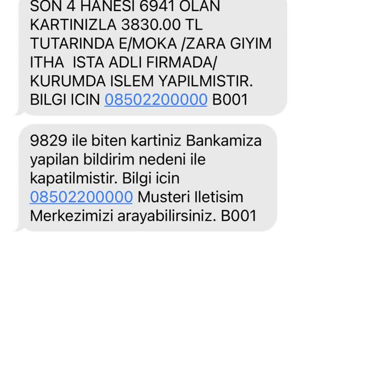 Zara Bilgim Dışında Kartımdan Şifresiz Yapılan Alışveriş