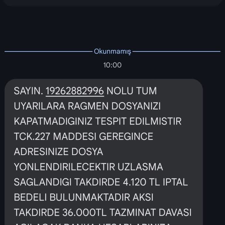MAVISTIC (SMS) Mavi S. T. Şikayetçiyim