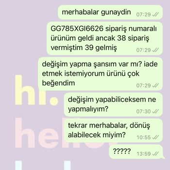 Giydim Gidiyor Yanlış Sipariş Gönderimi Ve İletişimsizlik
