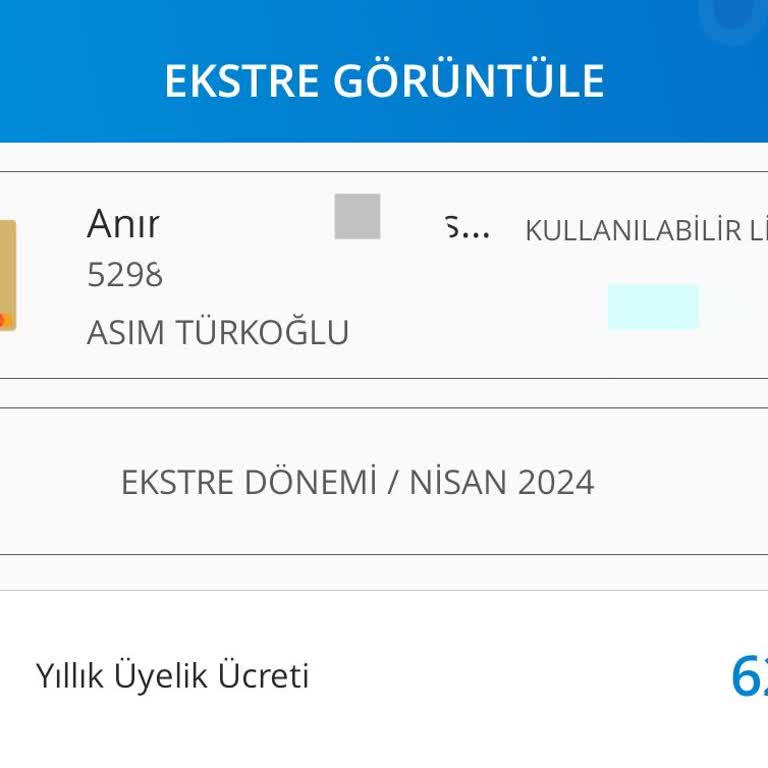 Denizbank Kart Aidat Kesintisi