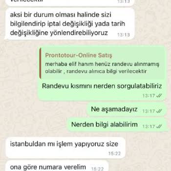Prontotour Prontour Kocaman Bir Hayal Kırıklığı