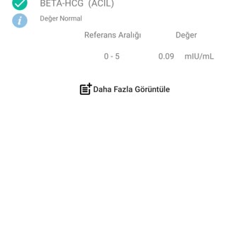 Atılım Sağlık Freely Şüpheli Gebelik Testi