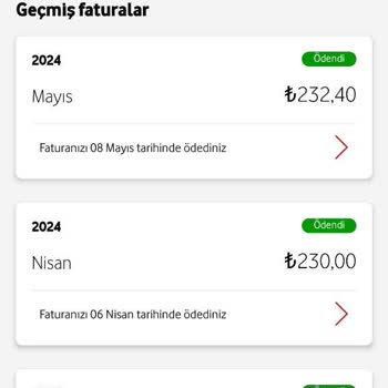 Vodafone Fahiş Fatura Ve Fiyatlandırma