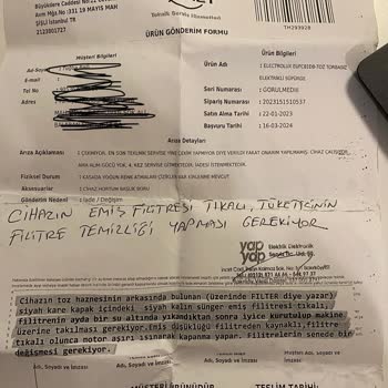 Electrolux'un Tüketici Haklarını Hiçe Sayması!