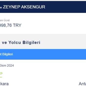 Ajet'den İleri Tarihli Bilet Alınmasın Dikkat!