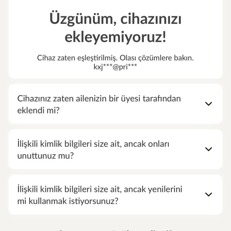 Hoover Hon Uygulaması Bağlantı Sorunu