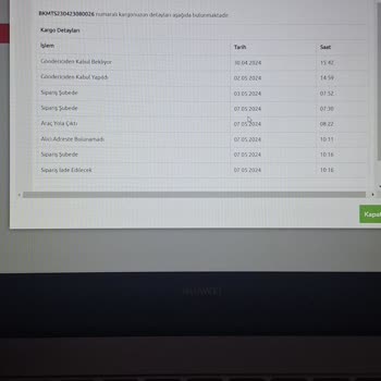 Scotty Firması Teslim Etmiyor