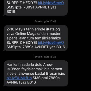 Sürpriz Hediyemi Avon Göndermedi