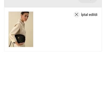 Pierre Cardin Çanta Siparişimi İptal Etti