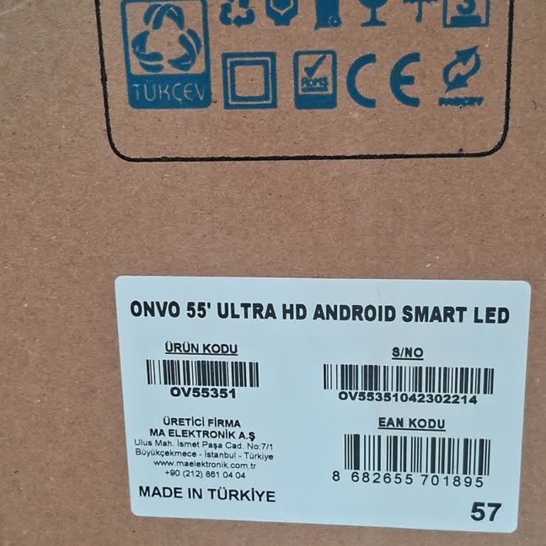 Onvo 55' TV'de Panel Arızası Ve Servis Beklentisi