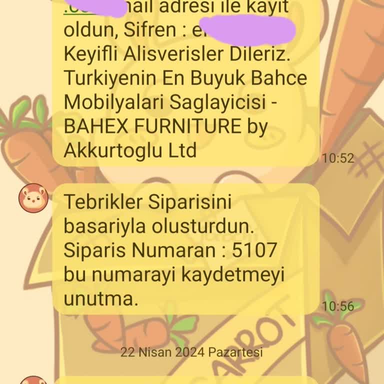 Bahex Mobilya Ciddiyetsiz Bir Firma