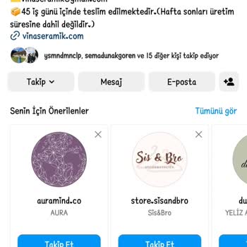 Vina Seramik Sipariş Gelmedi Cevap Yok