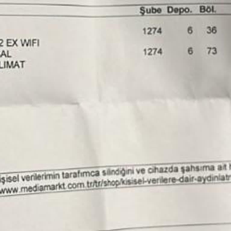 Media Markt Mağaza İçin Eve Teslimat Ücreti