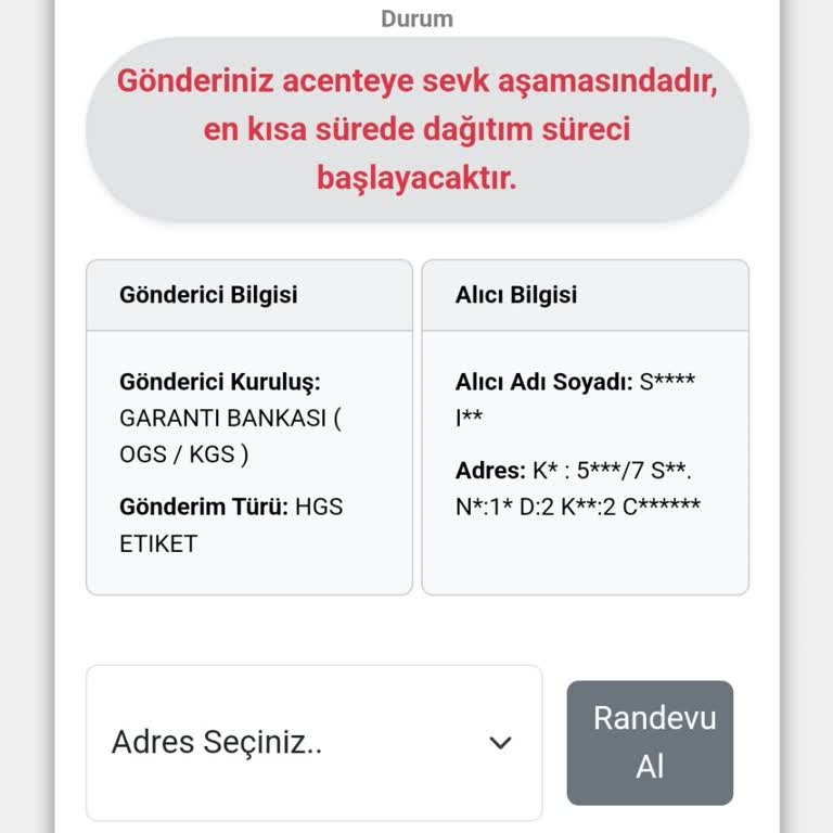 Garanti Bankası'ndan 22 Nisanda Başvuru Yaptığım Ürün Teslim Edilmedi