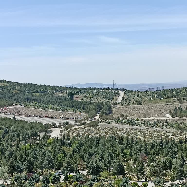 ABB - Ankara Büyükşehir Belediyesi Karşıyaka Mezarlığı 7 Kapıdan Mezarlık Hoparlörlerinden Gelen Sesler.