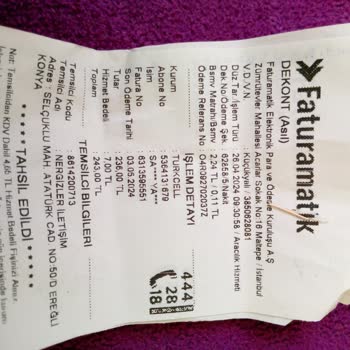 Faturamatik Turkcell Faturamı Yanlışlıkla Başka Fatura Ödedim