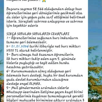 Nays Sahte Burs Başvurusu