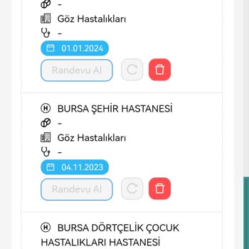 Sağlık Bakanlığı Kızım İçin Randevu Talebi