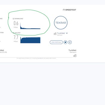 TurkNet Çözülemeyen Hız Testi