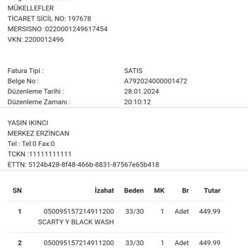 Little Big Ürünün Değişim Ya Da İadesi