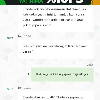 Tipobet 200 TL Ödemedi