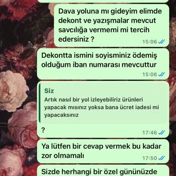 HS Tasarım Organizasyon Nişan İçin Sipariş Hayal Kırıklığı