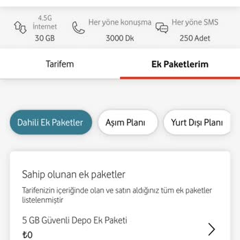 Vodafone Tarifedeki Çifte Standart