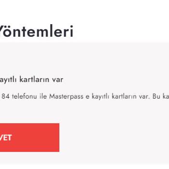 Masterpass Onay Kodu SMS İle Gelmiyor