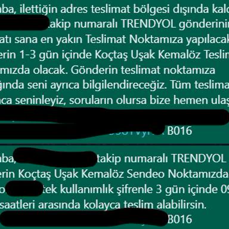 Sendeo Kargo Şirketi Ve Trendyol Firmalarının Oyunu