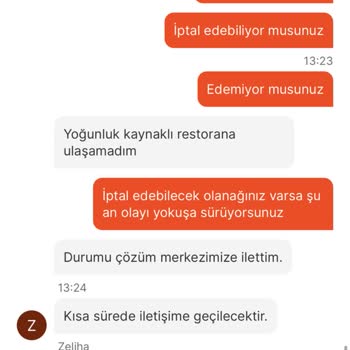 Migros Yemek Ve Hiçbir İşe Yaramayan Canlı Desteği