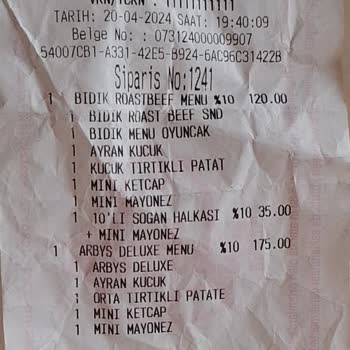 Arby's Metropol AVM Çalışanının Üslubu!