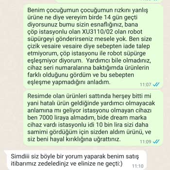 Philips Homerun 3000 (XU3110/02) Robot Vacuum Return Complaint