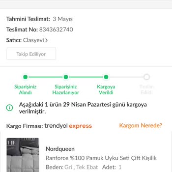 Trendyol Kargo Ve Müşteri Hizmetleri Sorunlarıyla Karşı Karşıya Kaldım
