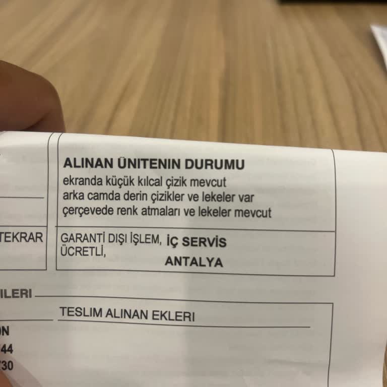 Apple Garanti Kapsamındaki Telefonumun Çizik Sorunu