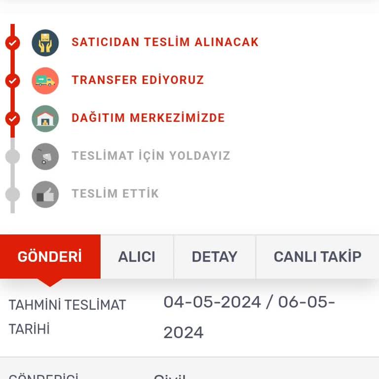 KARGOMsende Kargom Yanlış Transfer Merkezinde Teslim Edilmiyor